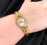 Quartz Gold Watch sr626sw Japan Movement Stainless Steel Back NEW! - RealThreads